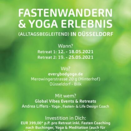 Fastenwandern & Yogaretreat im Mai