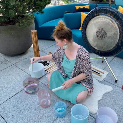 Soundbath mit Alchemy Crystal Bowls & Gong