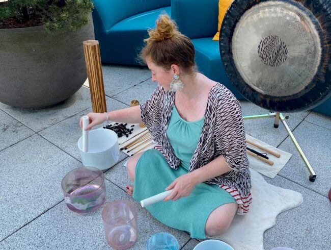 Soundbath mit Alchemy Crystal Bowls & Gong