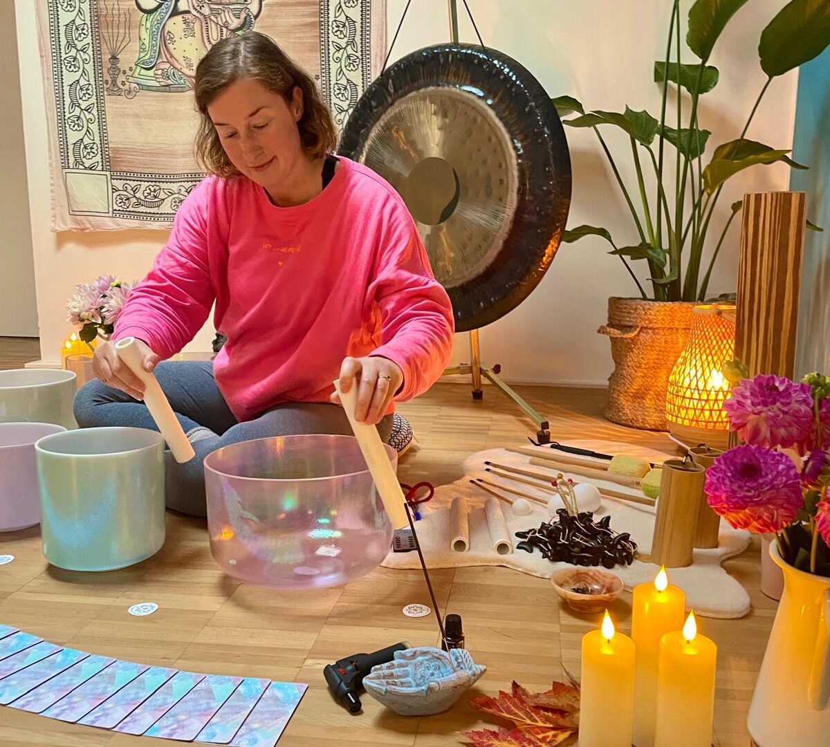 Soundbath und Yin Yoga
