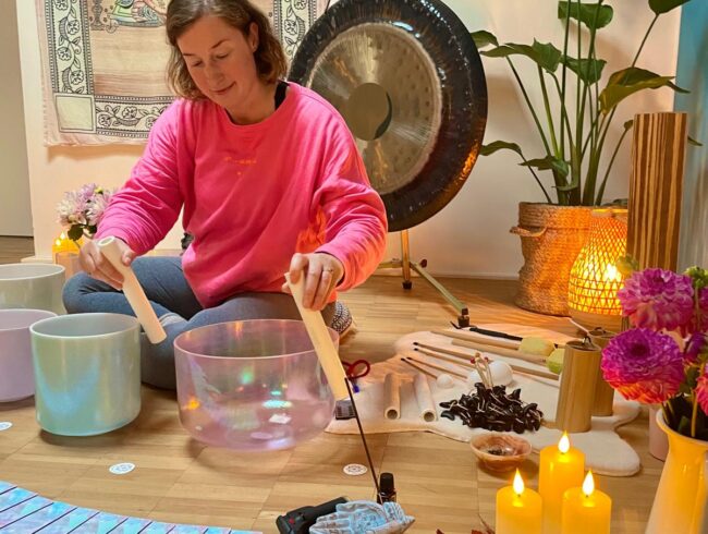 Soundbath und Yin Yoga